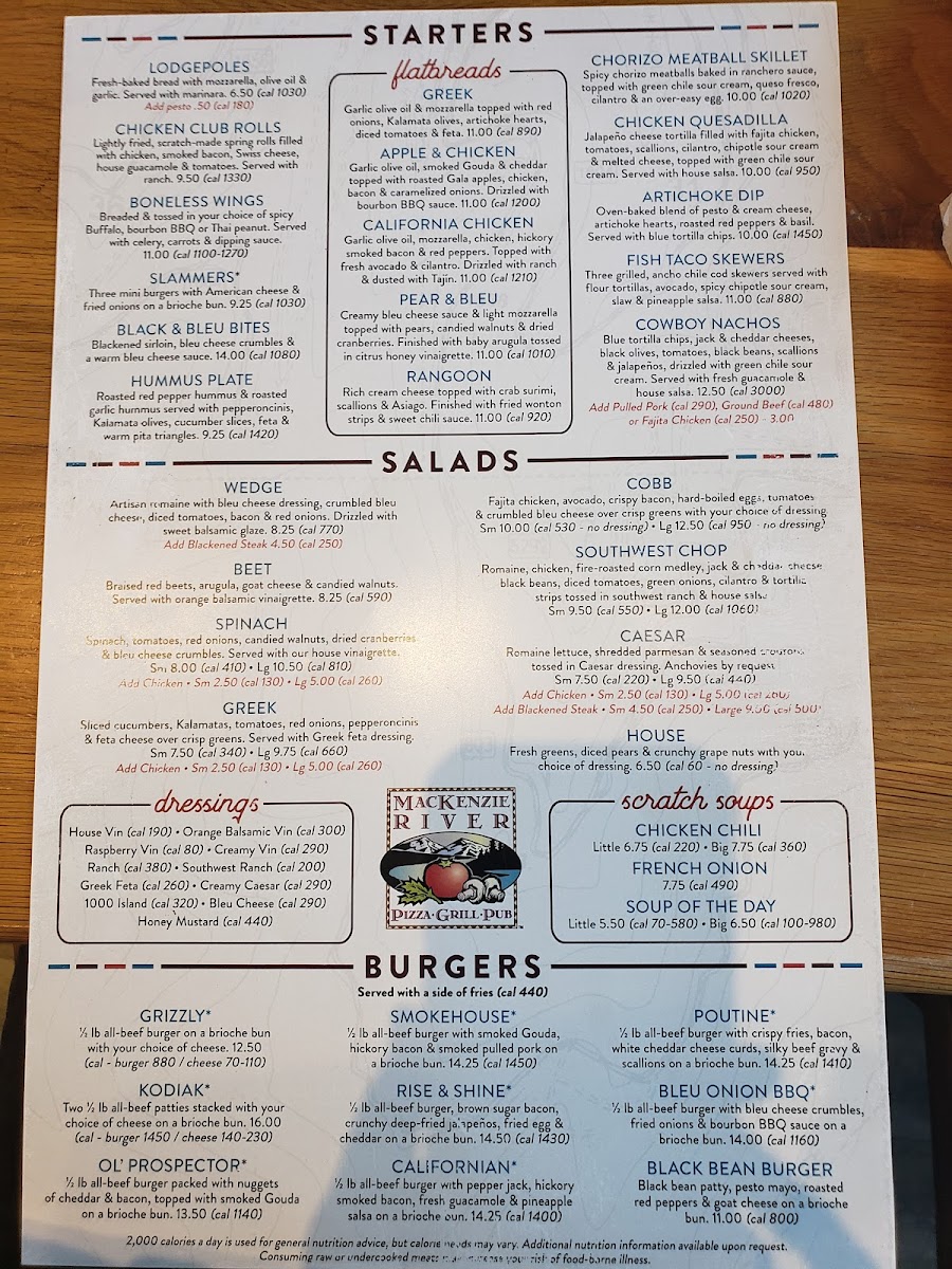 MacKenzie River Pizza, Grill & Pub Photo Menu 4
