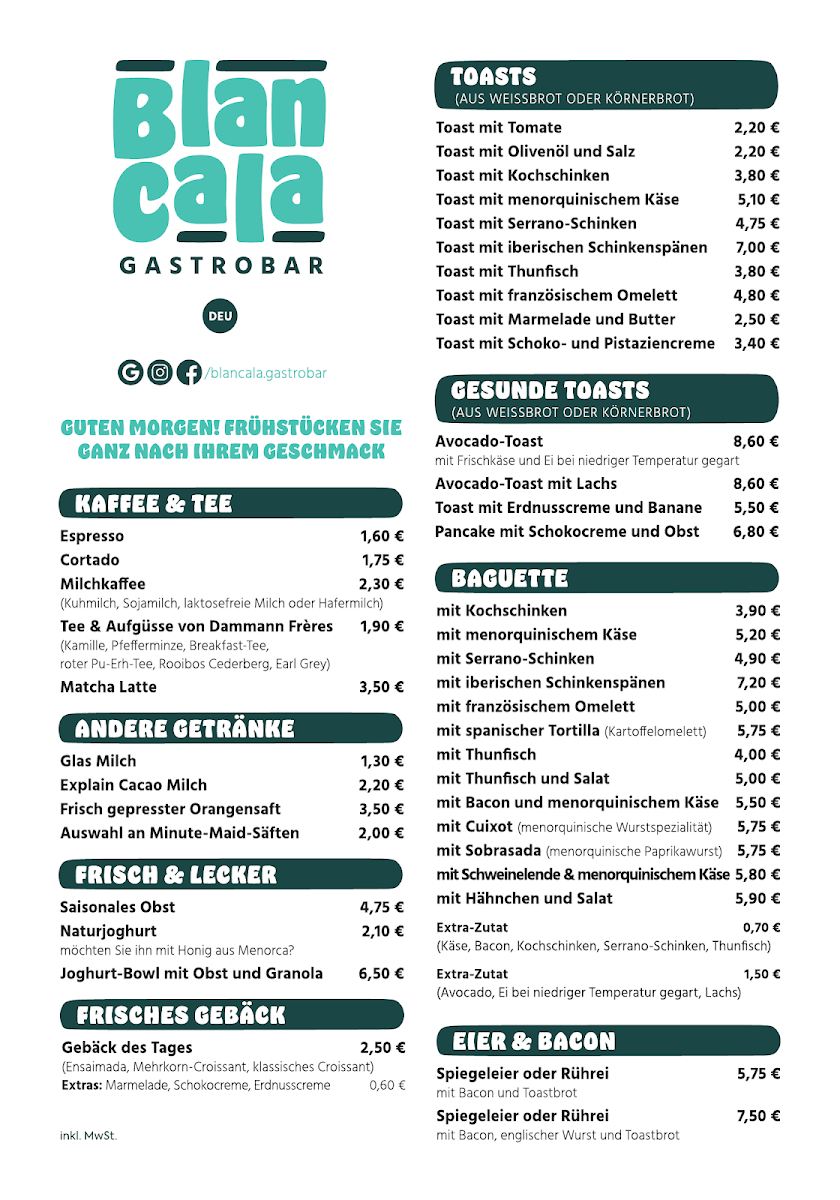 Blancala gastrobar Photo Menu 3