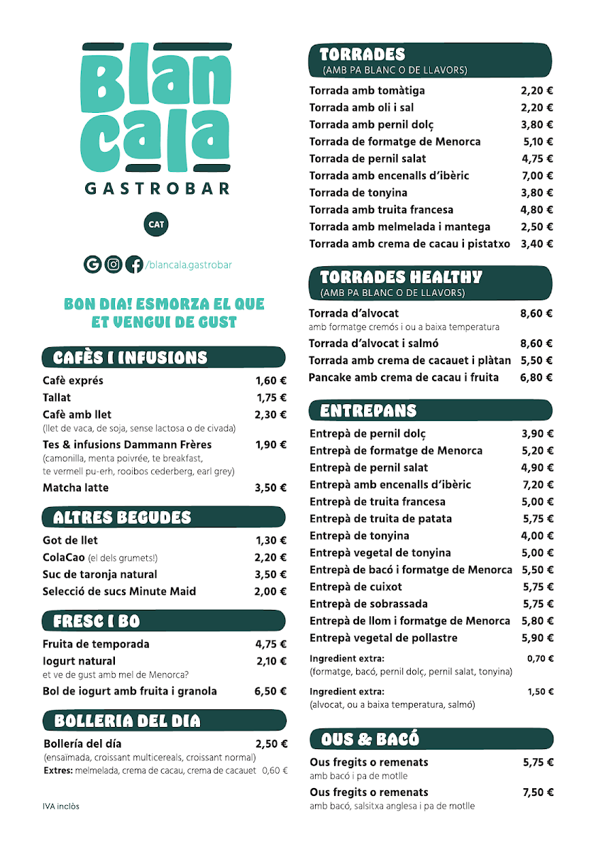 Blancala gastrobar Photo Menu 6