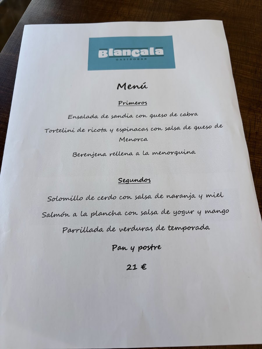 Blancala gastrobar Photo Menu 9