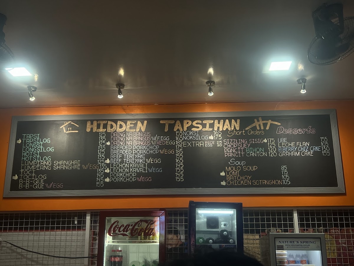 Hidden Tapsihan Main Photo Menu 2