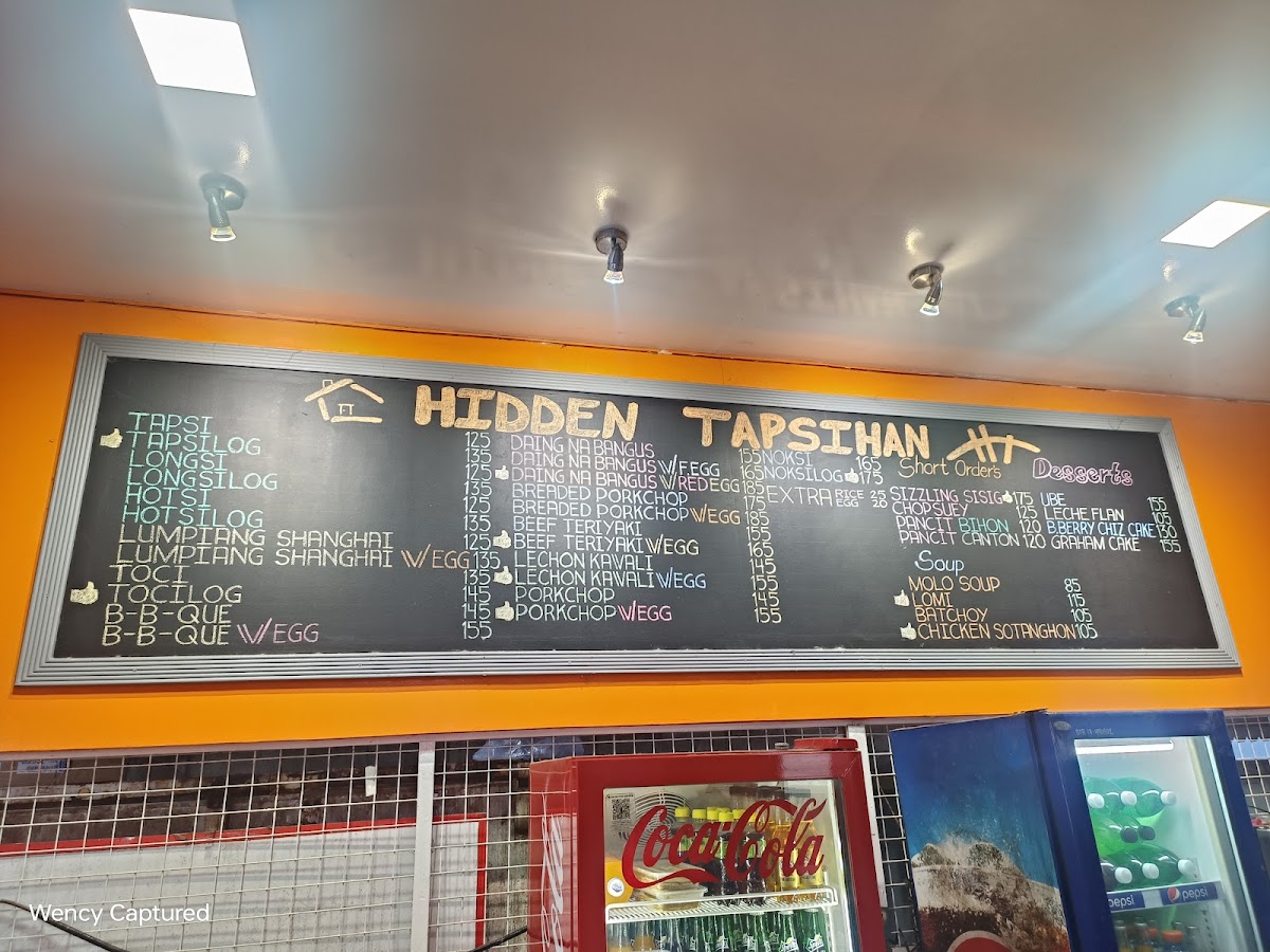 Hidden Tapsihan Main Photo Menu 3