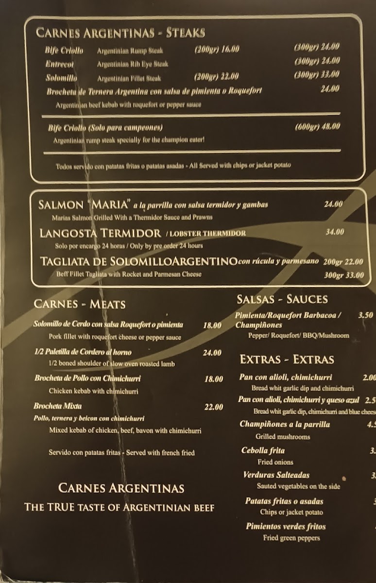 La Cabaña bar & grill Photo Menu 1