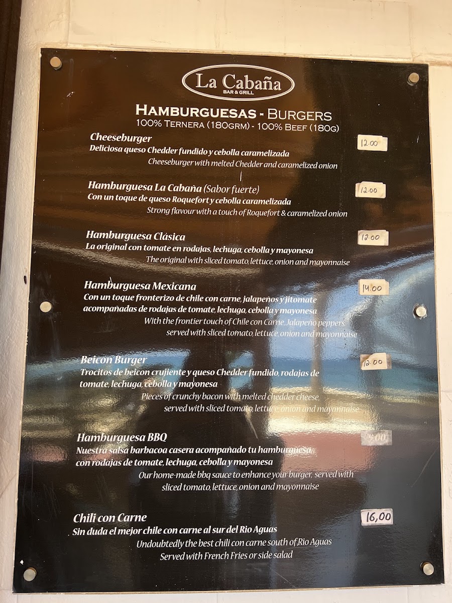 La Cabaña bar & grill Photo Menu 3