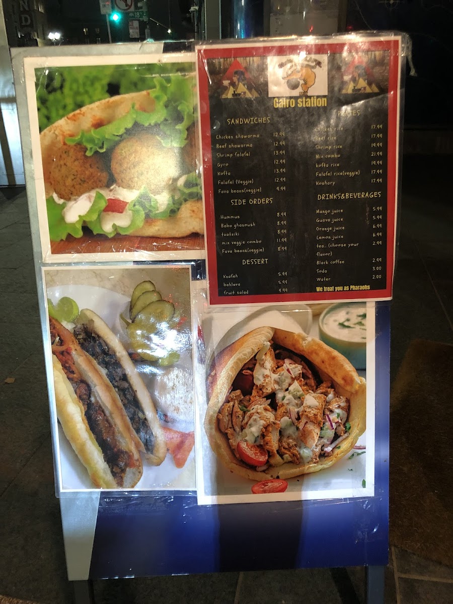 Cairo Station Café Photo Menu 10