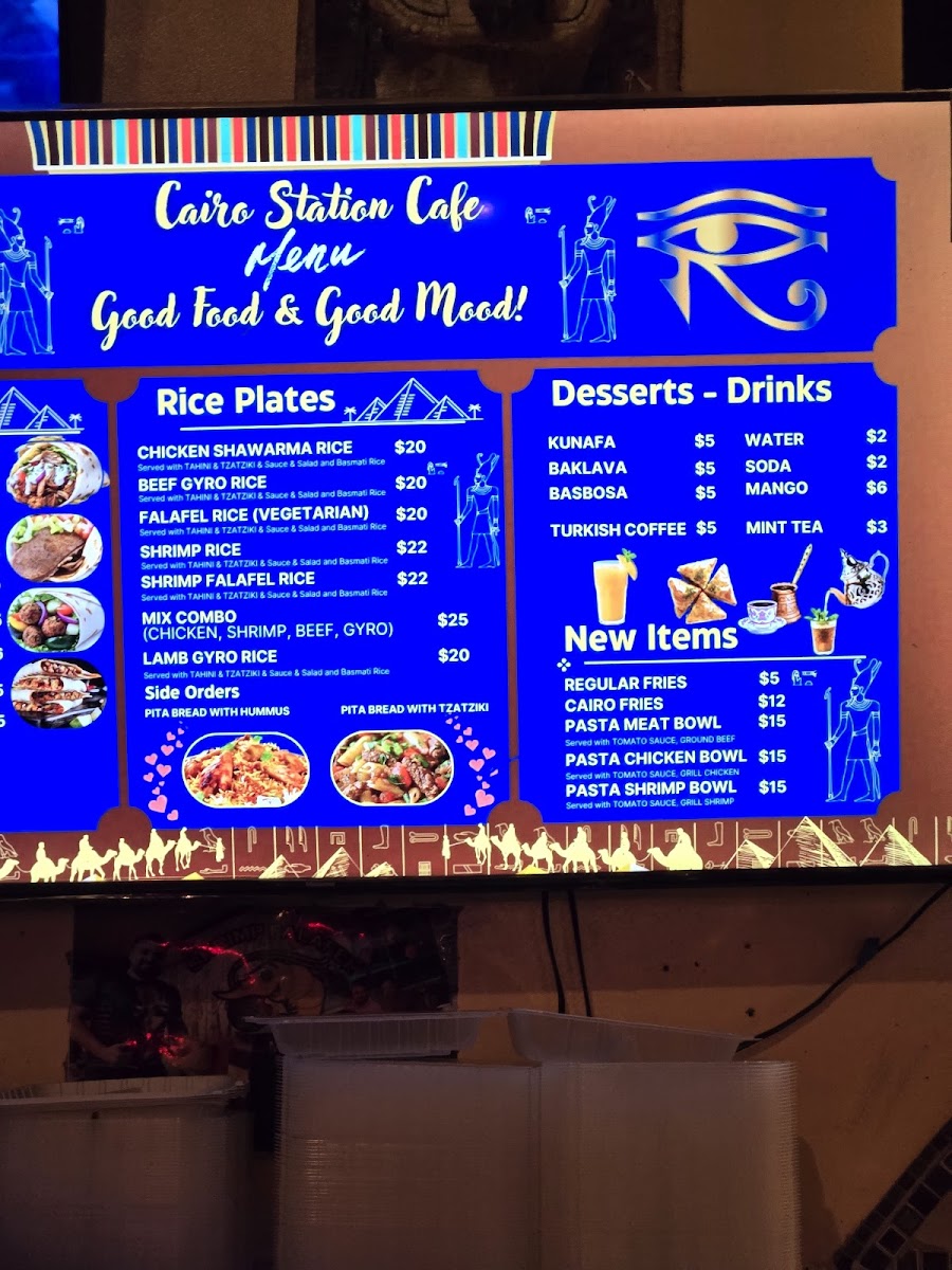 Cairo Station Café Photo Menu 3
