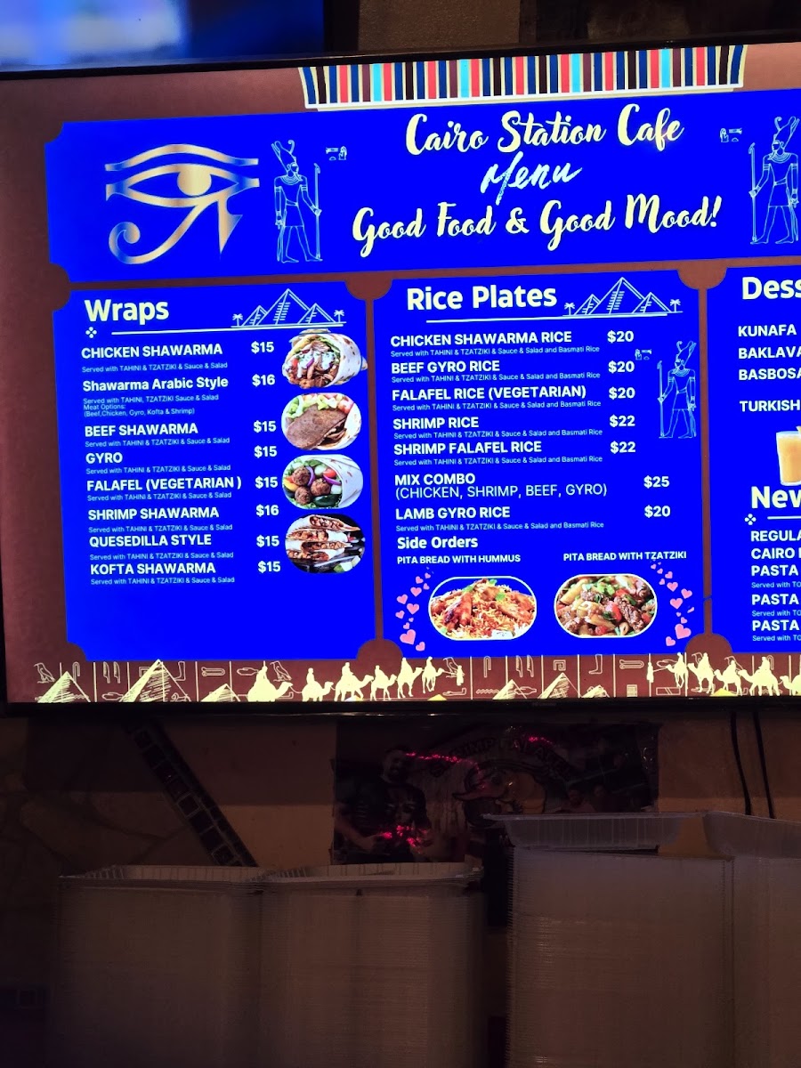 Cairo Station Café Photo Menu 4