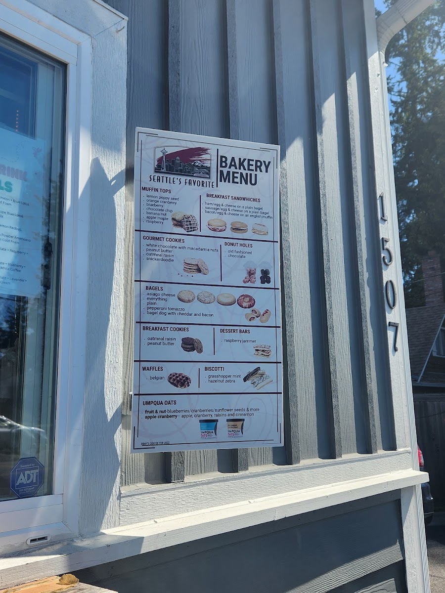 Bray’s Coffee Photo Menu 3