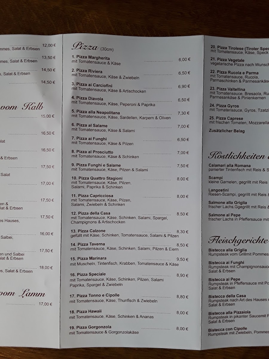 Ristorante 'La Cantina' Photo Menu 2