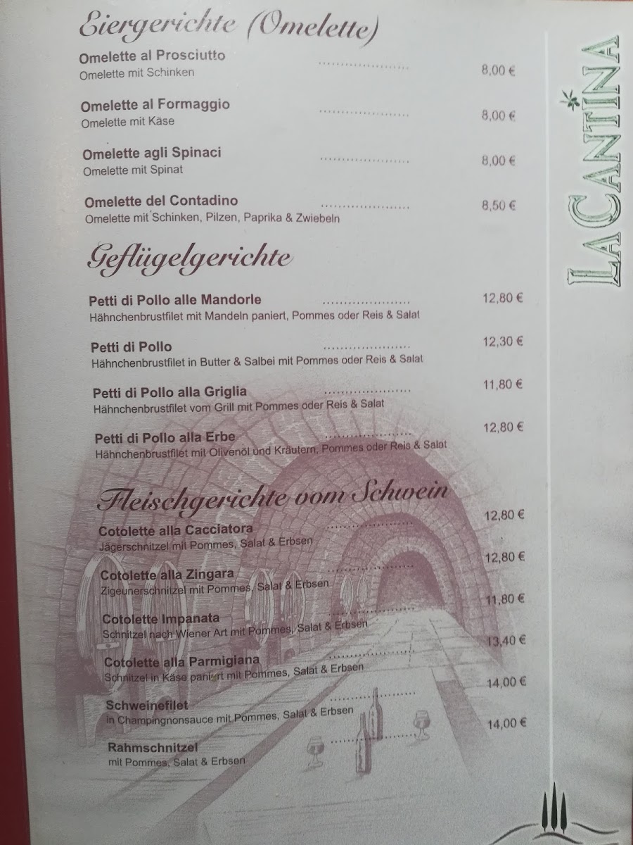 Ristorante 'La Cantina' Photo Menu 3