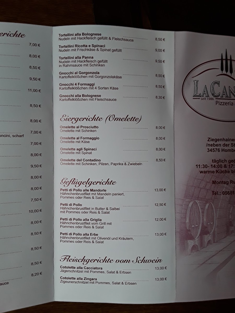 Ristorante 'La Cantina' Photo Menu 5