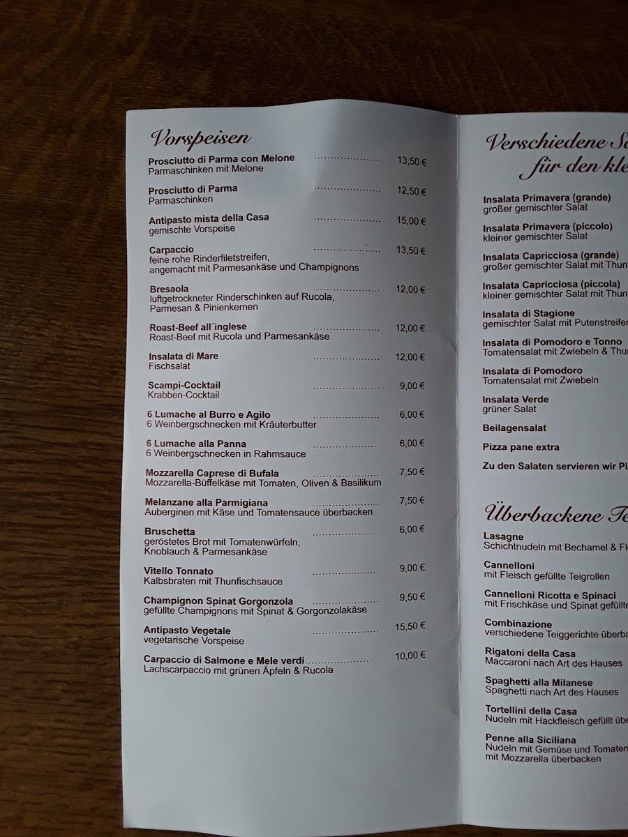Ristorante 'La Cantina' Photo Menu 7