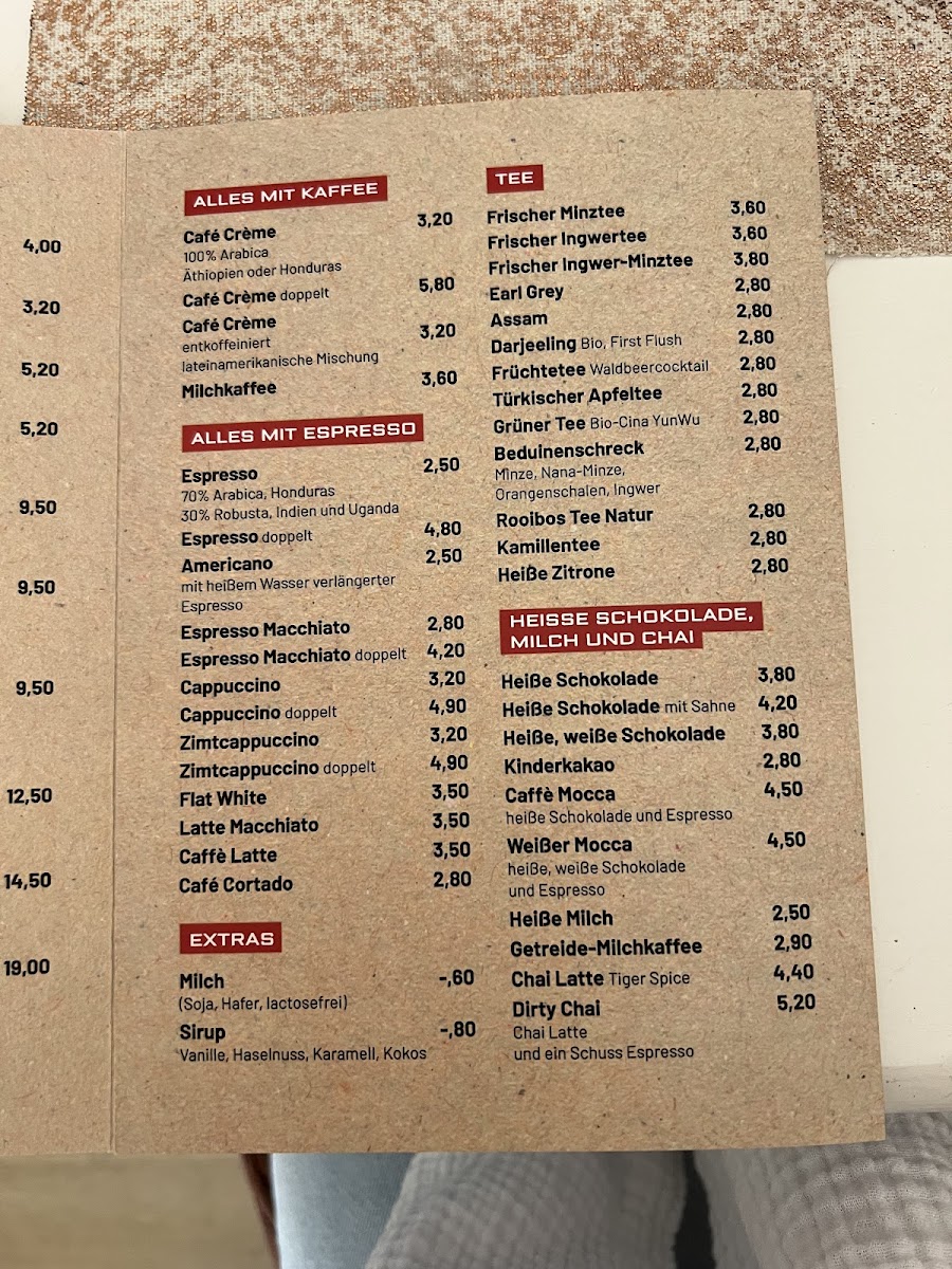 Cafe Duett Espresso-Bar Photo Menu 1