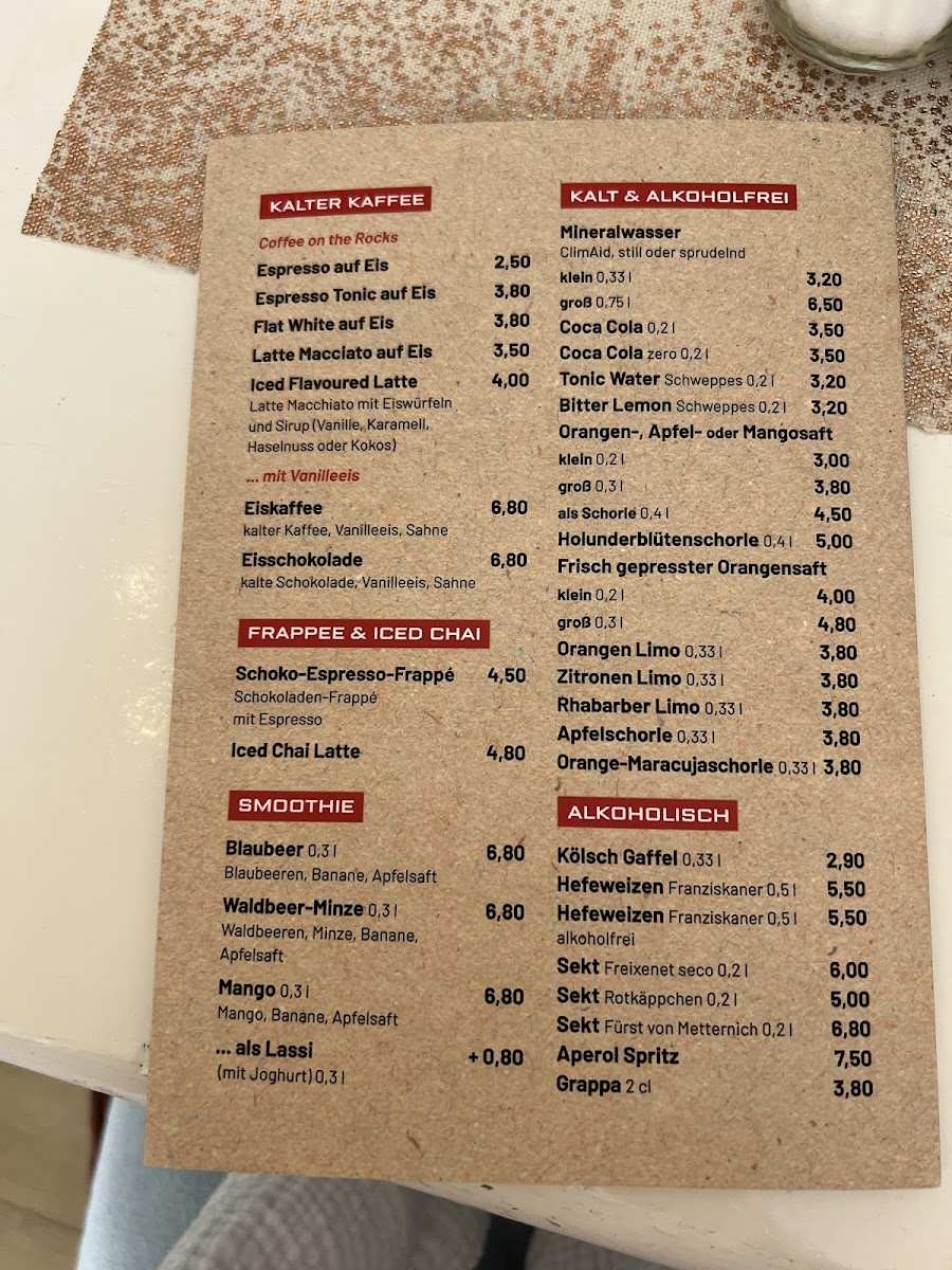 Cafe Duett Espresso-Bar Photo Menu 2