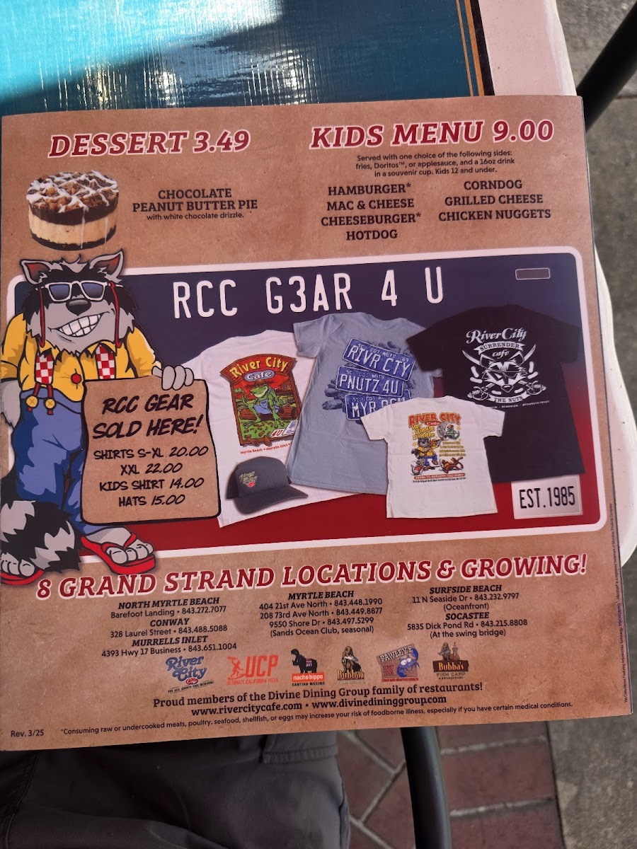 River City Cafe Photo Menu 5