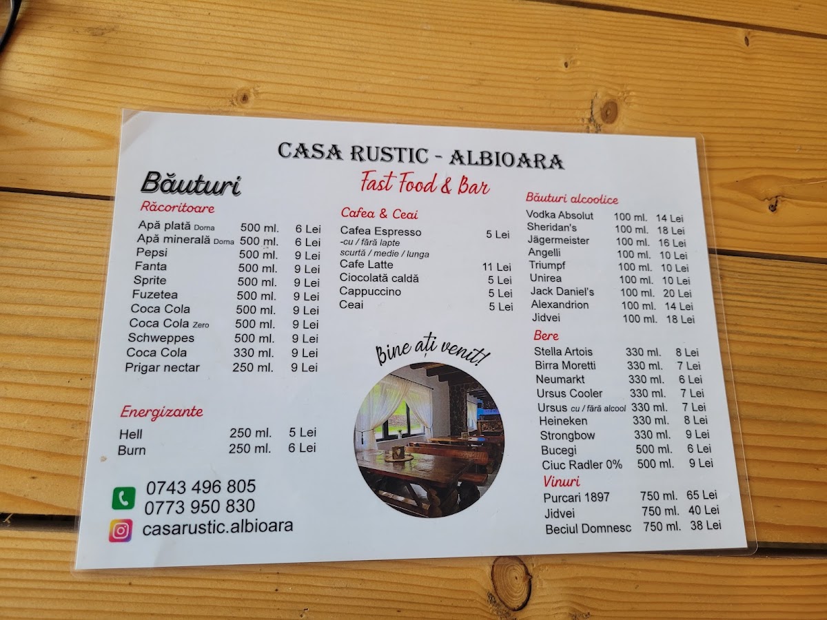 Casa Rustic Albioara Photo Menu 1