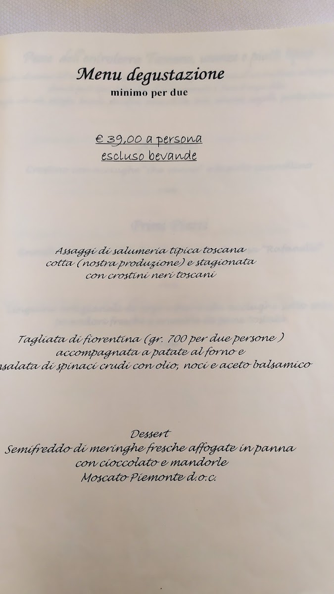 Ristorante Rafanelli Photo Menu 3