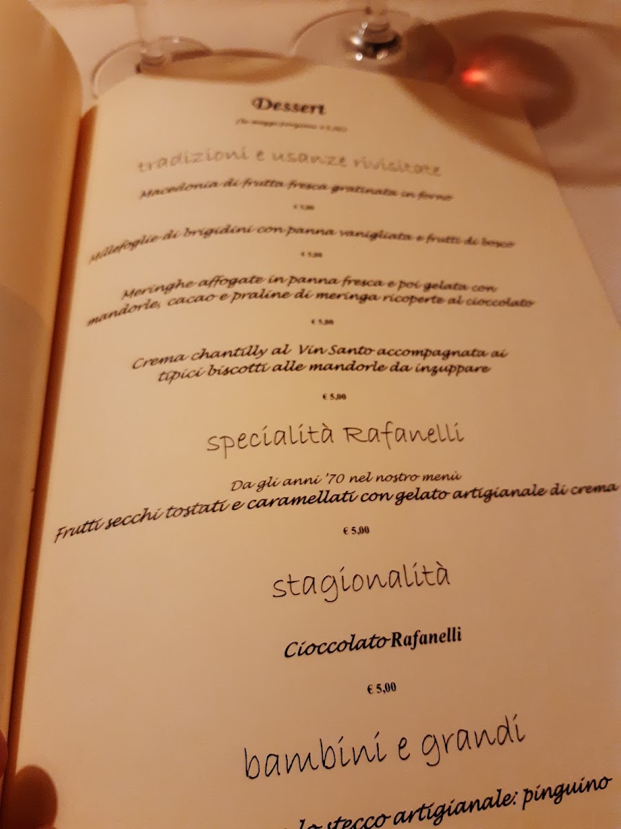 Ristorante Rafanelli Photo Menu 5