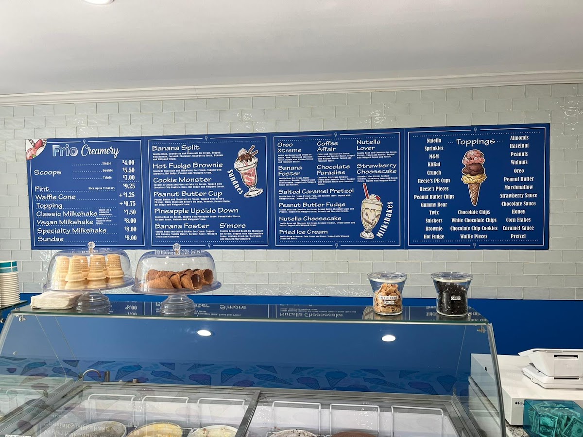 FRIO Creamery Photo Menu 4