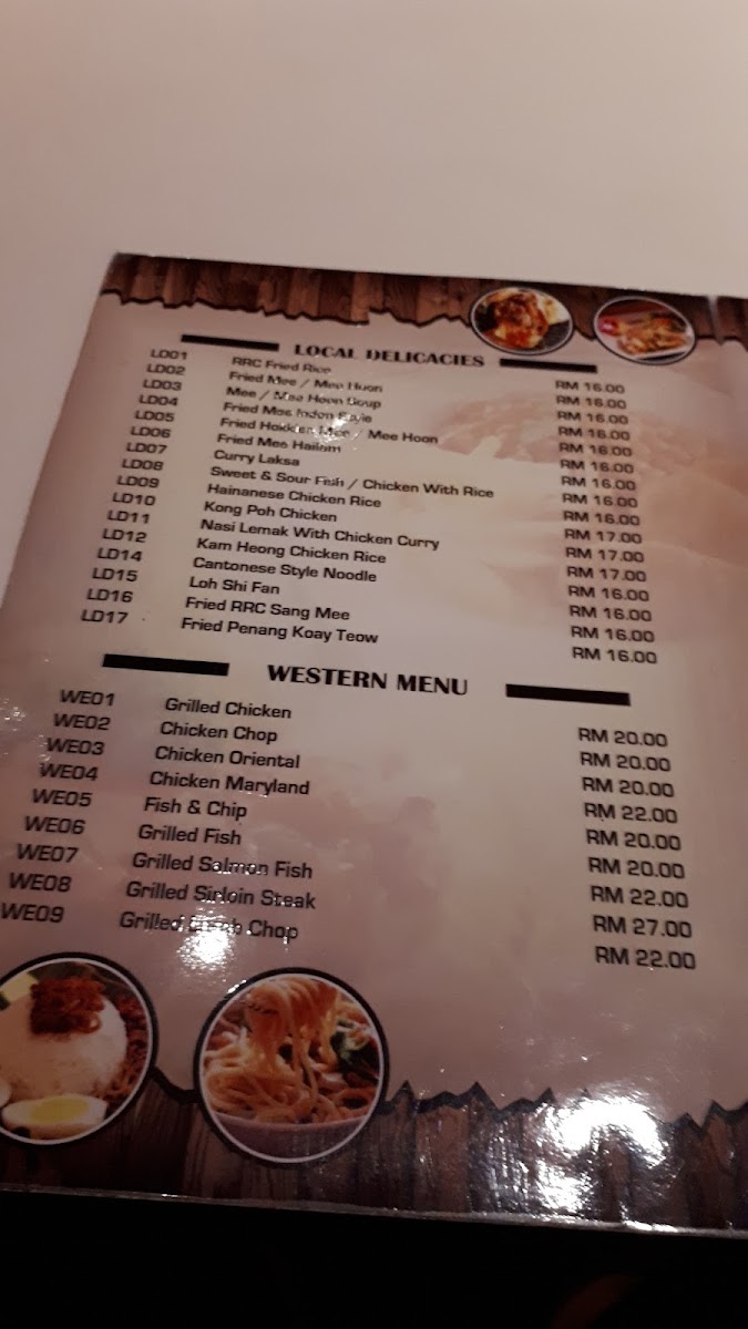 Vogue Club Photo Menu 2