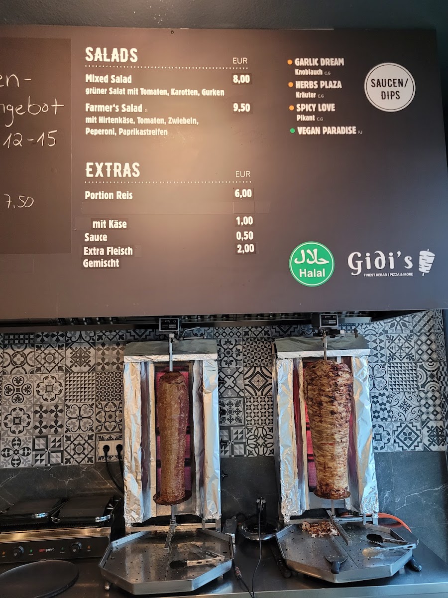 Gidi's Kebab Photo Menu 3