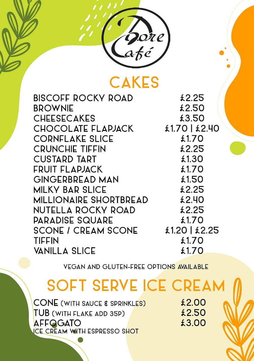 Dore Cafe Photo Menu 4