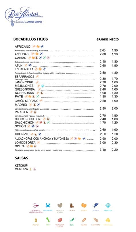 Bar Aliatar Photo Menu 5