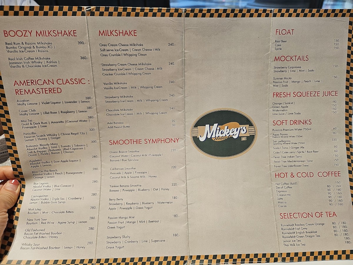 Mickey's Diner (Gaysorn Amarin Branch) Photo Menu 5