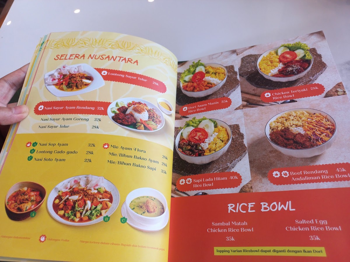 Flora Garden Cafe & Resto Photo Menu 1