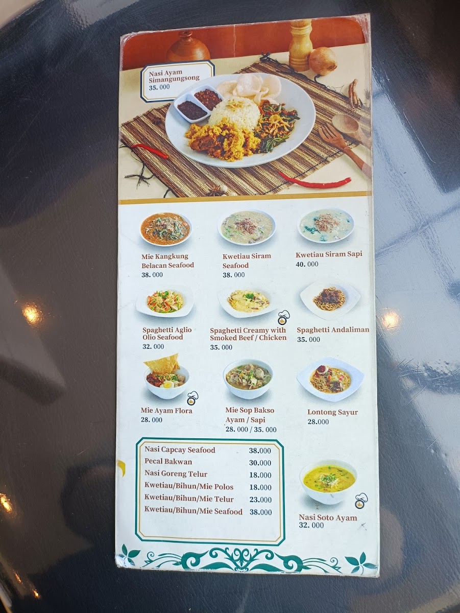 Flora Garden Cafe & Resto Photo Menu 5