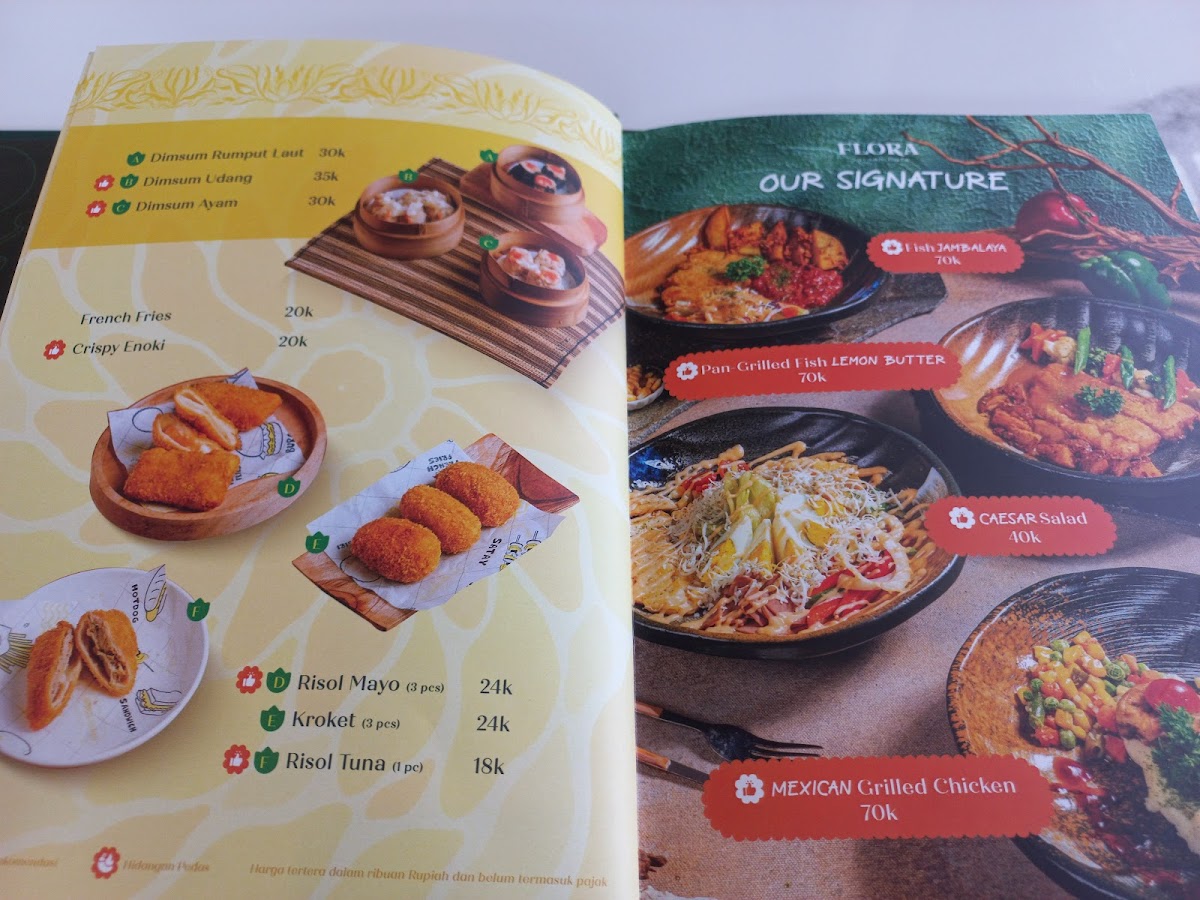 Flora Garden Cafe & Resto Photo Menu 6