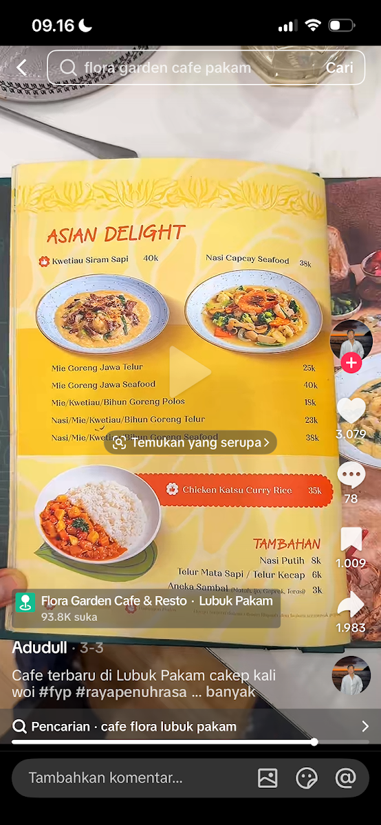 Flora Garden Cafe & Resto Photo Menu 9