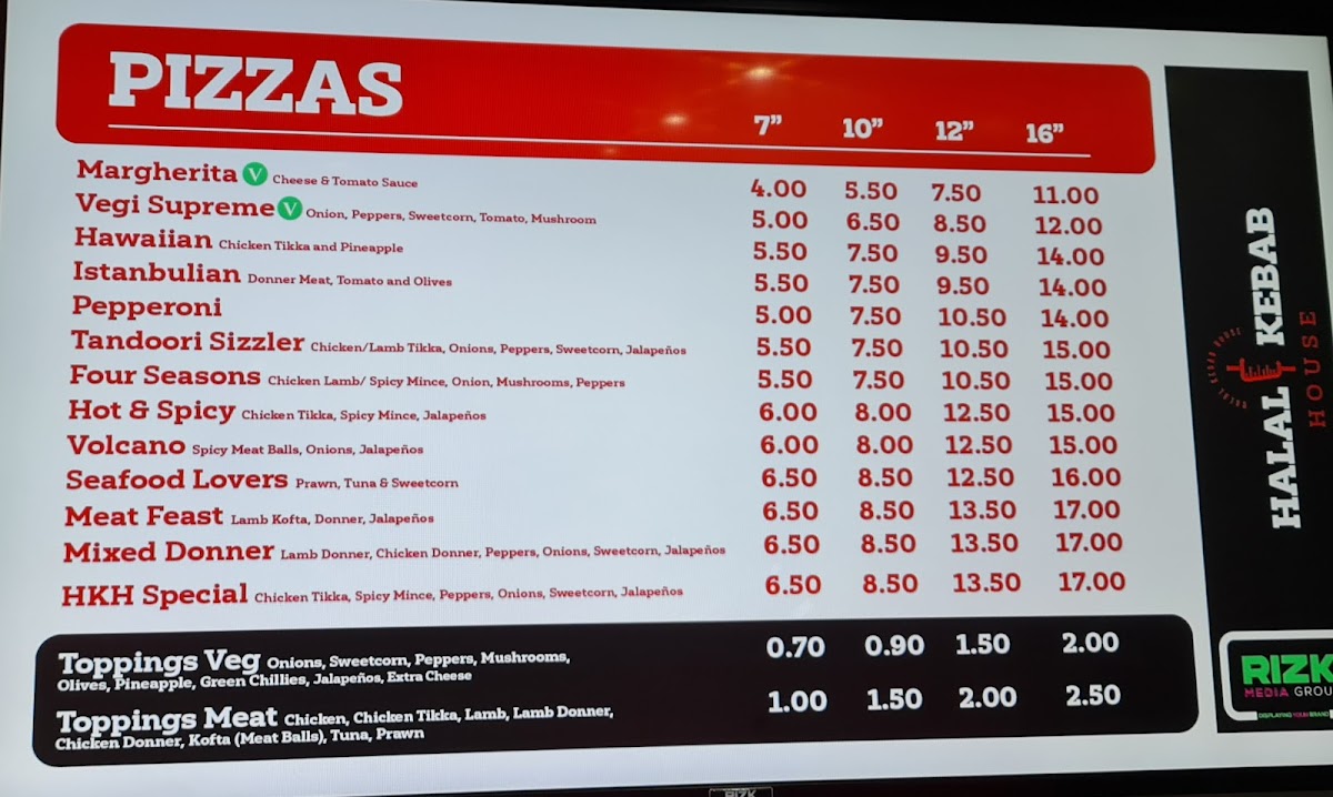 Halal Kebab House Photo Menu 1