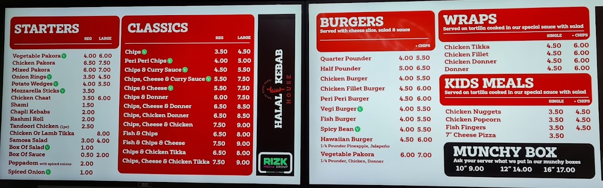 Halal Kebab House Photo Menu 2