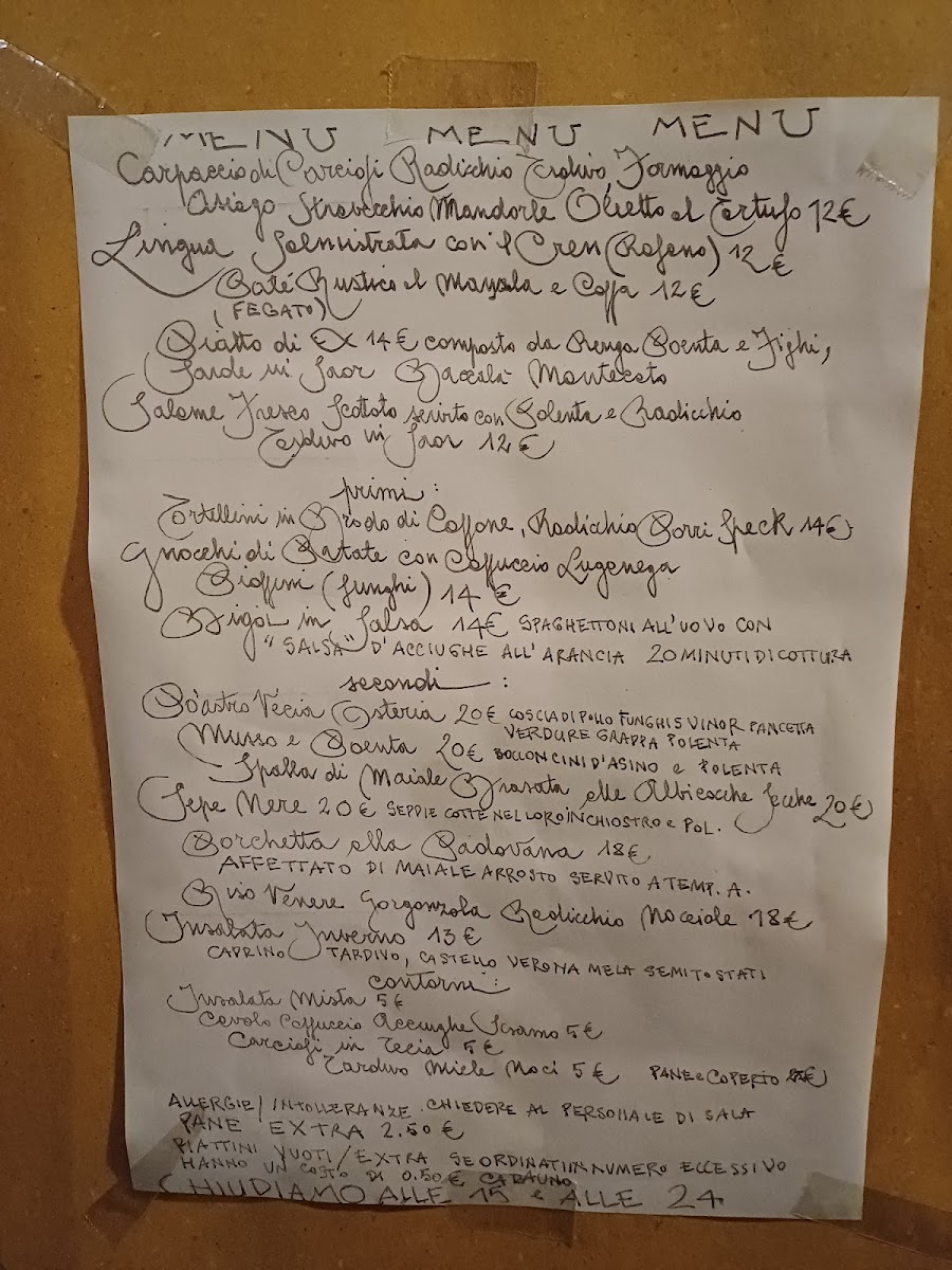 Osteria Nane della Giulia Photo Menu 8