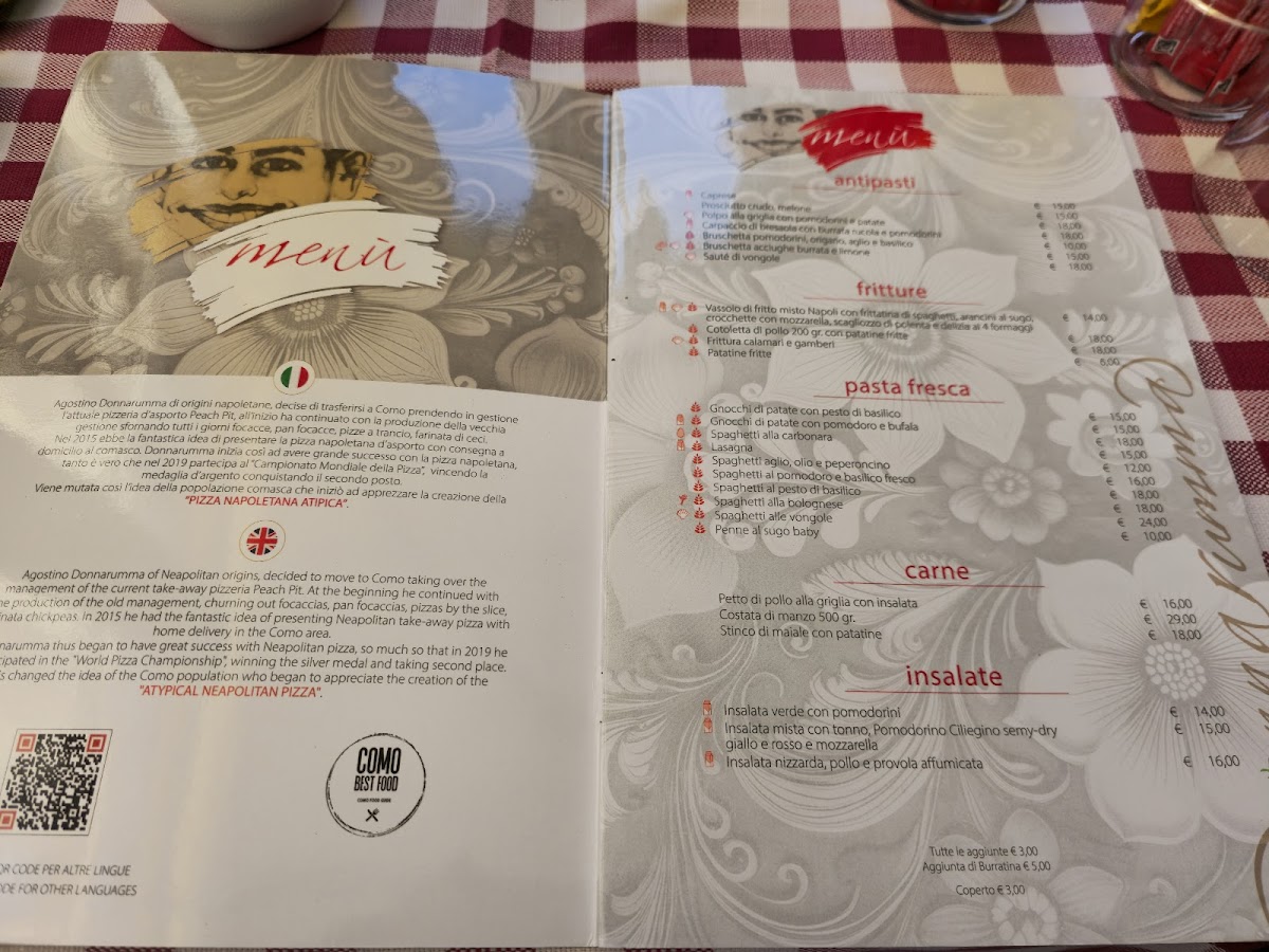 Pizzeria Ristorante Donnarumma Photo Menu 3