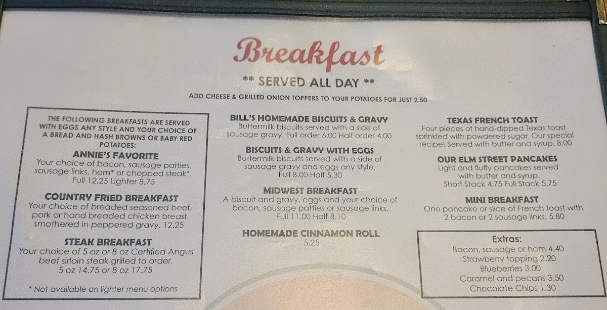 The Elm Street Eatery Photo Menu 4