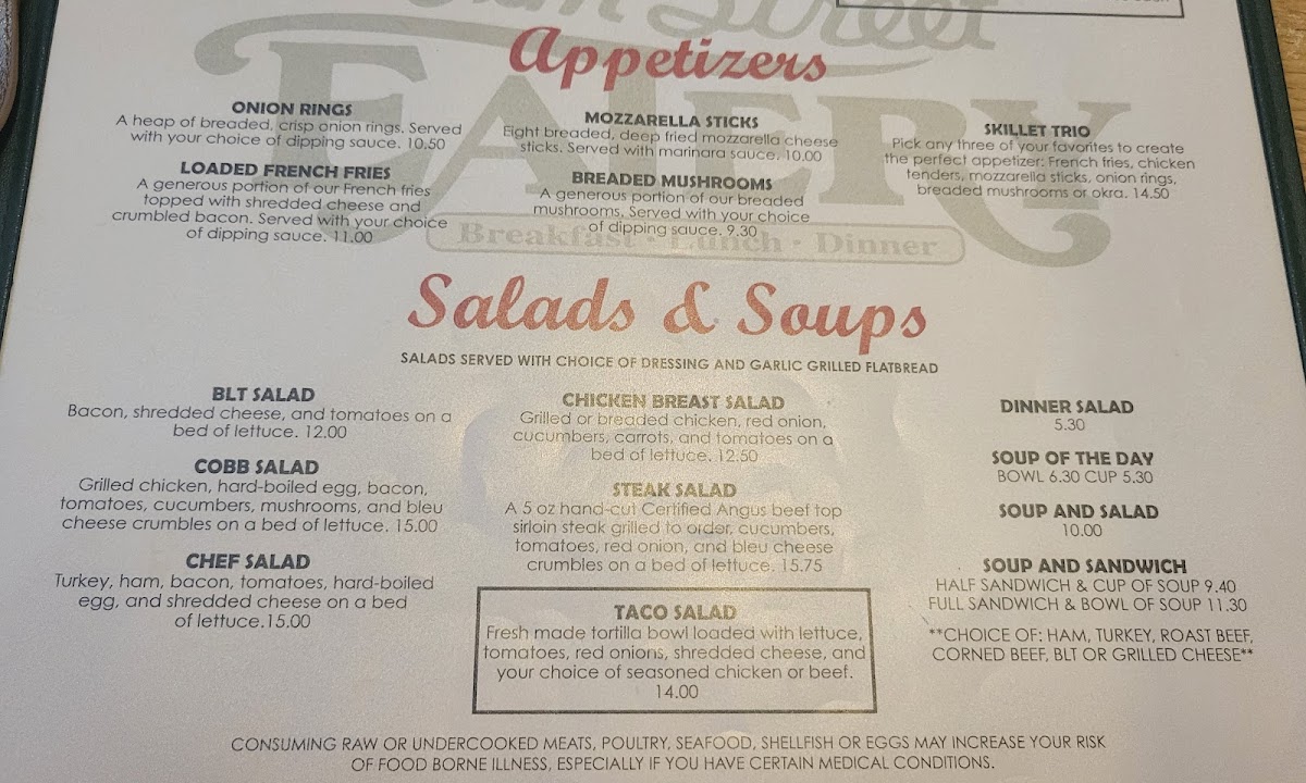 The Elm Street Eatery Photo Menu 6