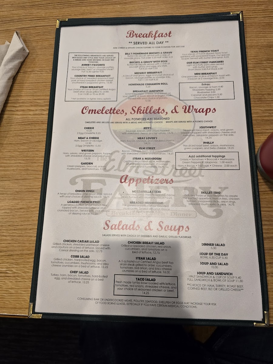 The Elm Street Eatery Photo Menu 7