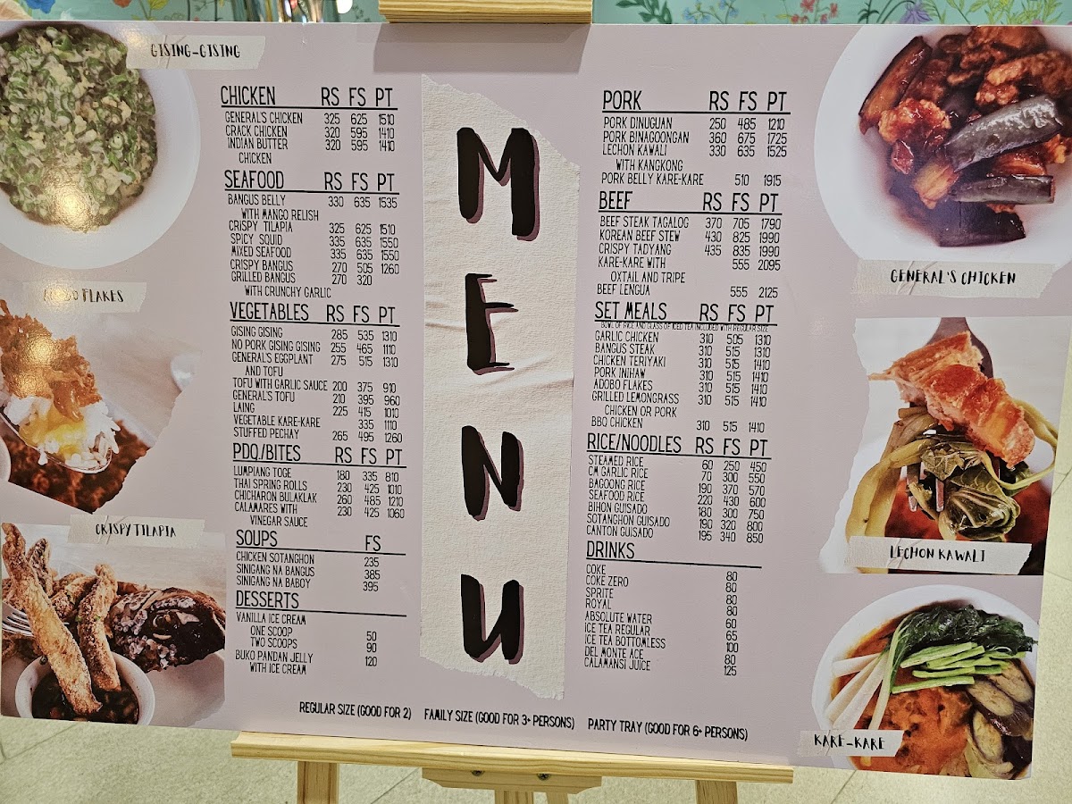 PDQ/RECIPES Photo Menu 2