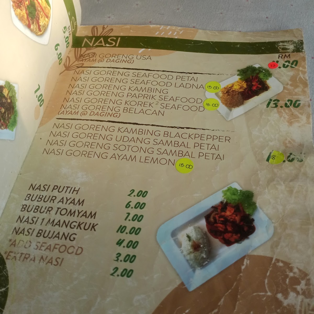 Restoran Kemangi (Caw. Econsave) Photo Menu 1