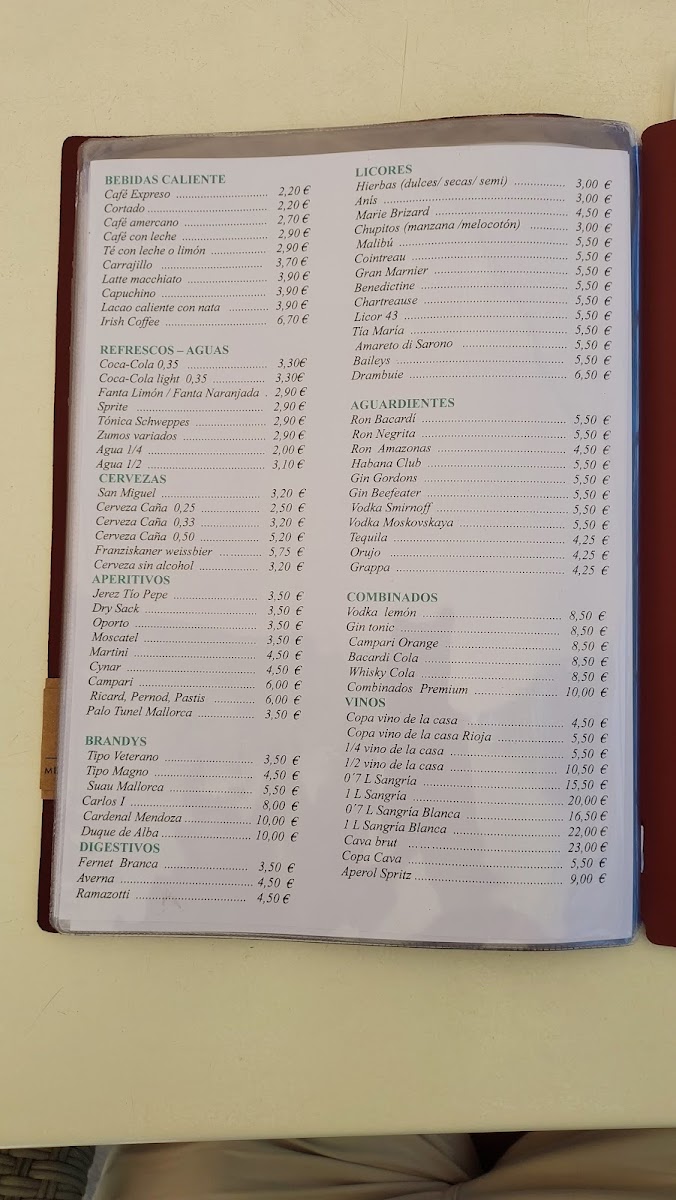 Restaurante Pizzería Es Port Photo Menu 2