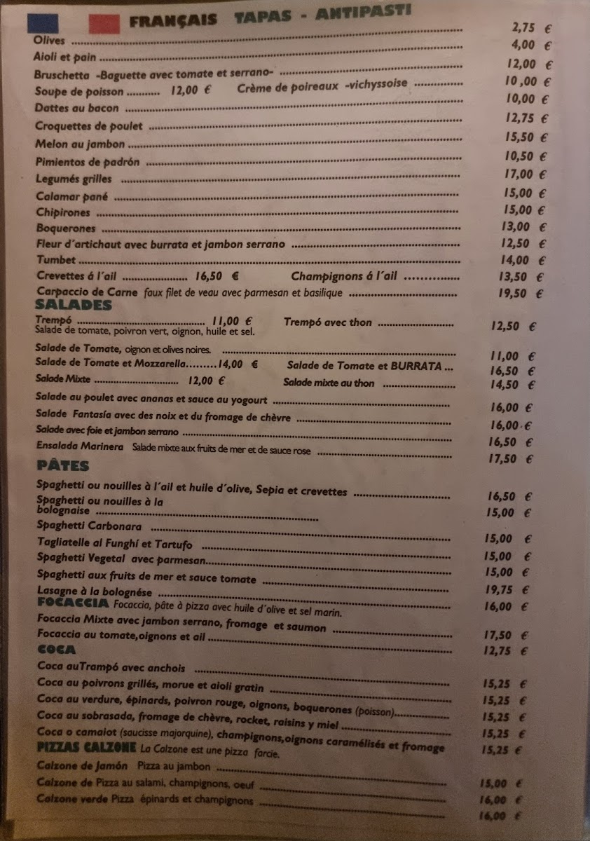Restaurante Pizzería Es Port Photo Menu 5