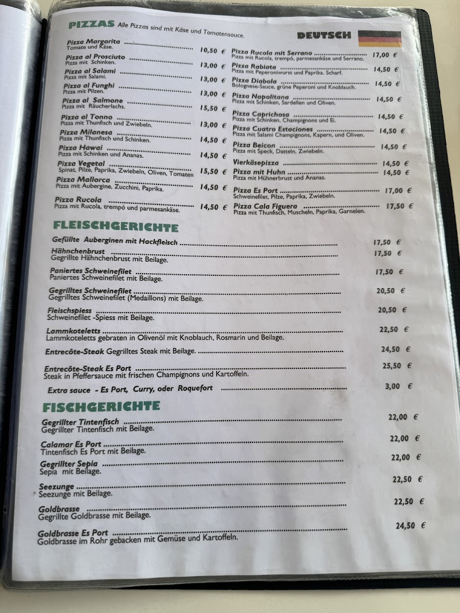 Restaurante Pizzería Es Port Photo Menu 8