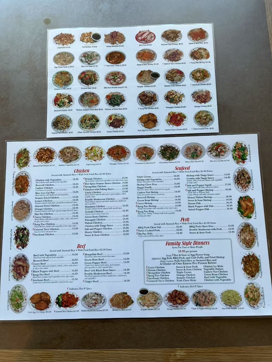 China Star Chinese Restaurant Photo Menu 2