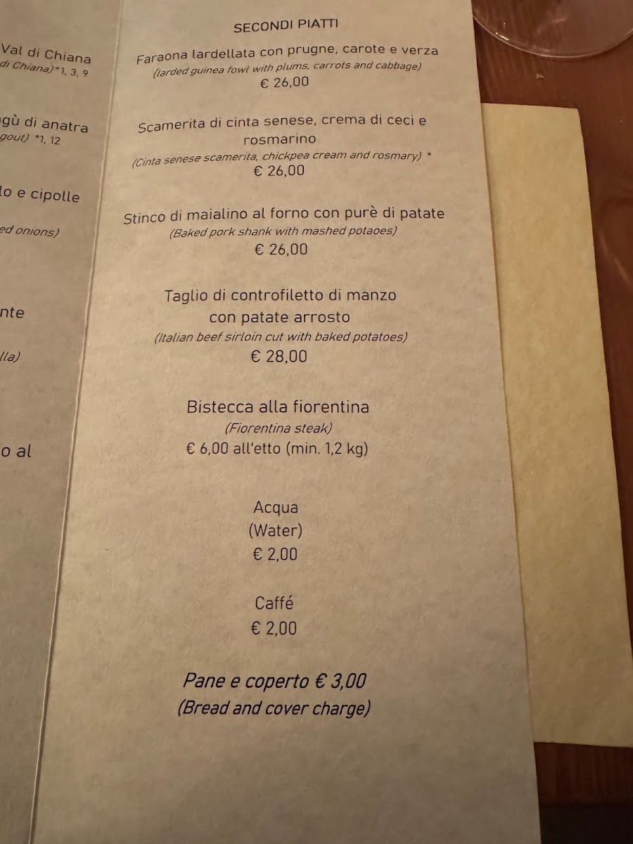 Osteria Quattro Venti Photo Menu 10