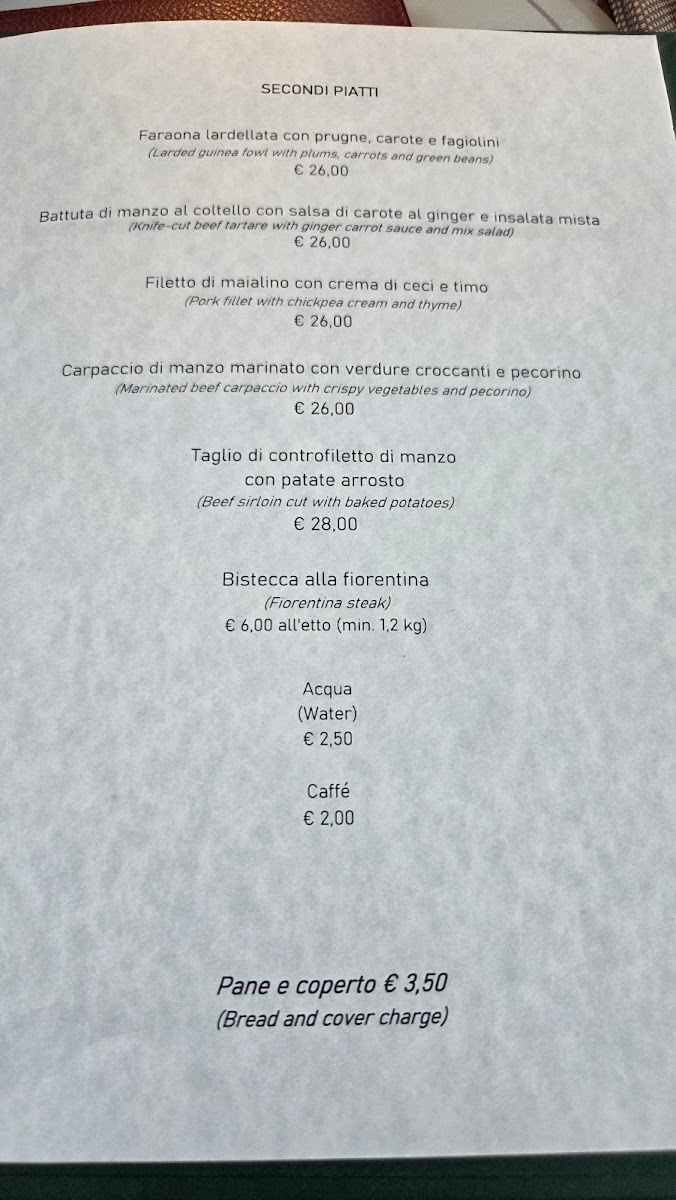 Osteria Quattro Venti Photo Menu 3