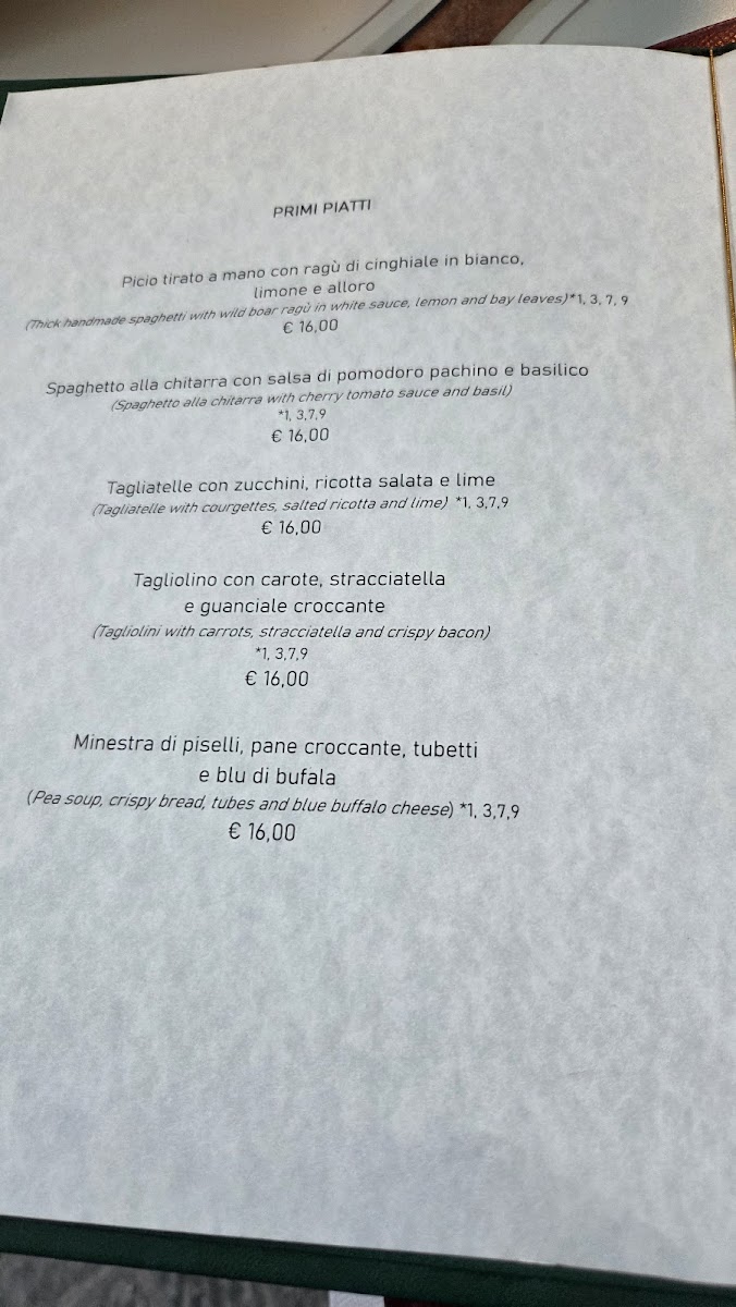 Osteria Quattro Venti Photo Menu 5