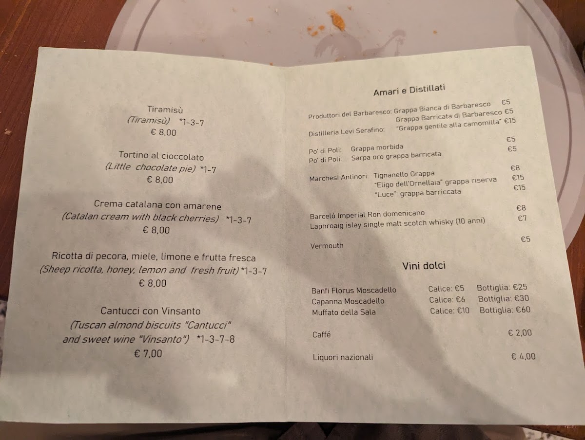 Osteria Quattro Venti Photo Menu 6