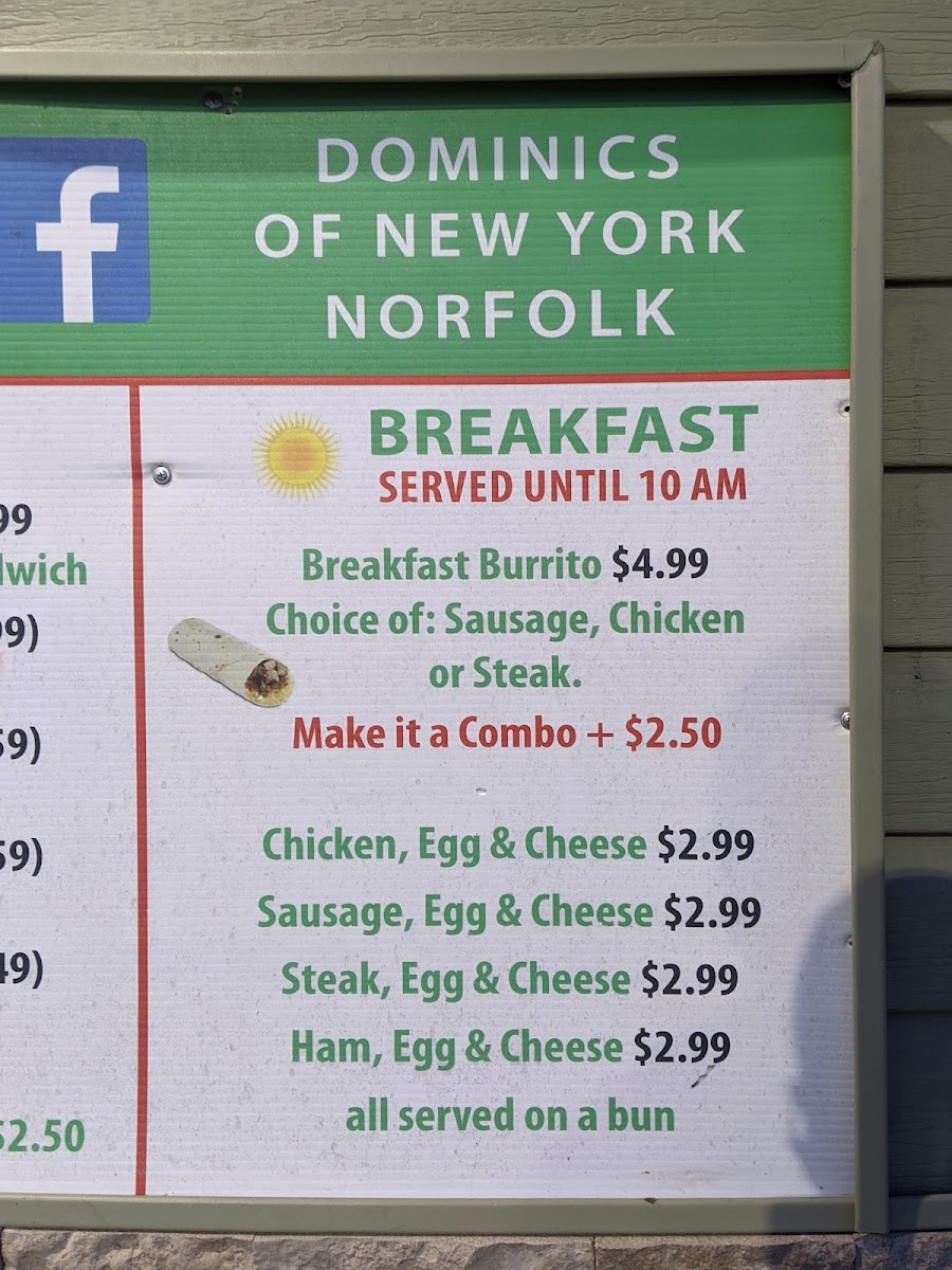 Dominics Of New York Photo Menu 5